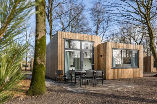 Houten lodges in Schaijk