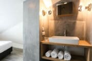 Badkamer in het vakantiehuis op Texel