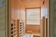 Sauna in de groepsaccommodatie in Friesland