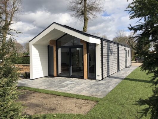 Ecologische lodge op een vakantiepark