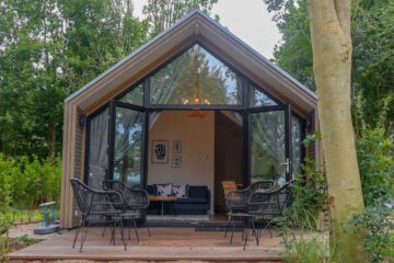 Tiny house op droompark in Bad Hoophuizen