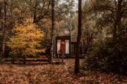 Tiny house in het bos in België