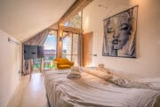 Slaapkamer in de vakantievilla op Texel