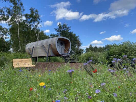 Bijzonder overnachten bij tiny house in Vechtdal