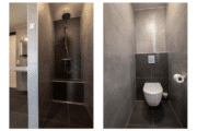 Badkamer van vakantiehuis in Ansen