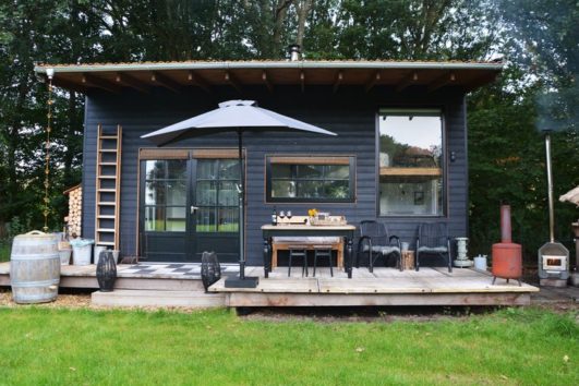 Overnachten in tiny house in Meerserdreef