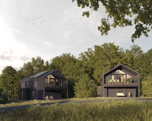 Schitterende lodge huisje in Duitsland