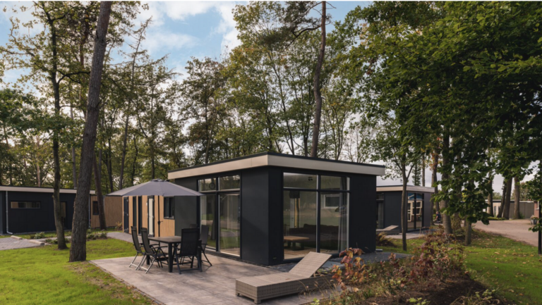 Kubus Lodge met infraroodcabine in Lochem